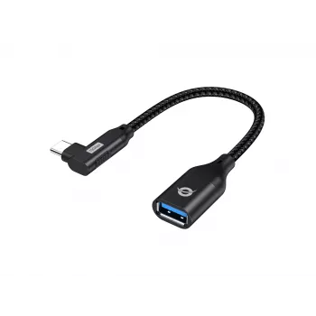 Conceptronic ABBY19B USB 3.2 Gen 2 90° nurga all USB-A OTG-adapter
