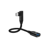 Conceptronic ABBY19B USB 3.2 Gen 2 90° nurga all USB-A OTG-adapter