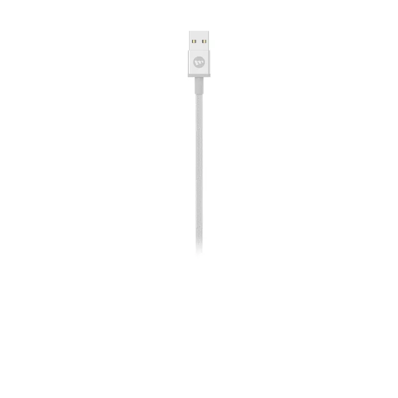 mophie laadimis- ja sünkroonimiskaabel – USB-A kuni Micro/USB-C/LTG – 1M – valge