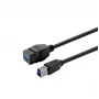 USB 3.0 A-ema pistikuga A-ema pistikuga kaabel VivoLink PROKEYUSB3AFBM3B, must