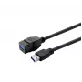VivoLink USB 3.0 A-ema adapterkaabel PROKEYUSB3AFM1B, Must, USB 3.0 tüüp A ema adapter