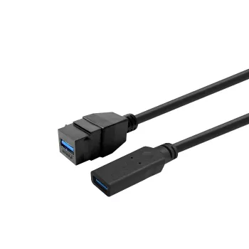 VivoLink USB 3.0 Type A to Type A kaabel 0,2 m — must