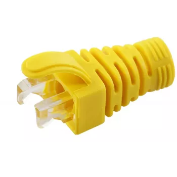 MicroConnect CONB65Y tõmbekaitsepakend Cat5e/Cat6/Cat6A kaablitele kuni 6,5 mm, kollane