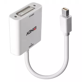Lindy Mini DisplayPort DVI muundur 0,18 m Mini DisplayPort DVI-I