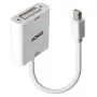 Lindy Mini DisplayPort DVI muundur 0,18 m Mini DisplayPort DVI-I