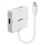 Lindy Mini DisplayPort 1.2 HDMI 1.4, DVI ja VGA muundur