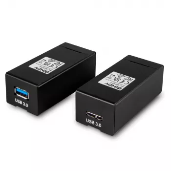 AV-saatja ja -vastuvõtja Lindy 200m fiiberoptiline USB 3.0 pikendaja