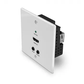Lindy 70m Cat.6 HDMI 4K60, IR ja RS-232 HDBaseT UK seinapaneeli pikendaja, saatja