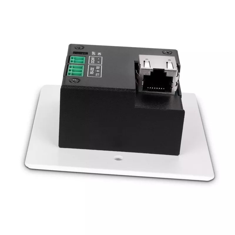 Lindy 70m Cat.6 HDMI 4K60, IR ja RS-232 HDBaseT UK seinapaneeli pikendaja, saatja