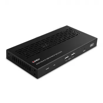 AV-vastuvõtja Lindy 4K30 HDMI ja USB üle IP süsteem – dekooder