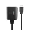 Lindy 2 pordiga HDMI 4K60 jaoturikaabel Must 3840x2160