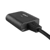 Lindy 2 pordiga HDMI 4K60 jaoturikaabel Must 3840x2160