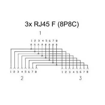 Microconnect MPK302B võrgujagur must