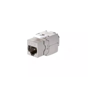 Equip Cat 8.1 varjestatud keystone-pistik, tööriistavaba, 8 tk, roostevaba teras, RJ-45