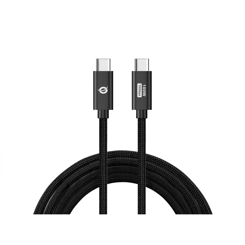 Conceptronic ETTA02B20 USB 3.2 Gen 2 C-C PD 3.0 100W kaabel 2M, 20V 5A, 10Gbps, E-Mark