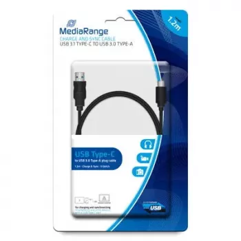 USB-kaabel MediaRange MRCS160 USB 3.2 Gen 1 1,2 m