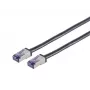 Võrgukaabel Lanview LVN-CAT6A-FLEX-3M S/FTP Cat6a 3m Must