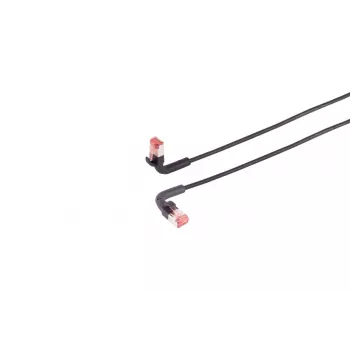 Võrgukaabel Lanview LV-6AFTP-FLEX-ANG-02B RJ45 Cat6A 2m Must