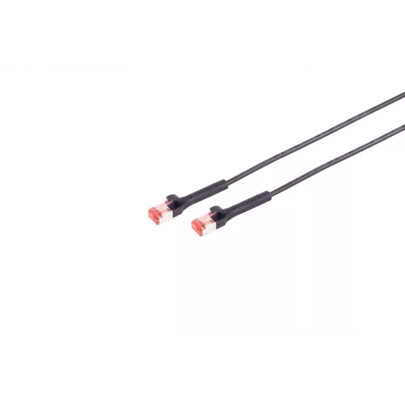 Võrgukaabel Lanview LV-6AFTP-FLEX-ANG-03B RJ45 Cat6A 3m must
