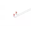 Võrgukaabel Lanview LV-6AFTP-FLEX-ANG-015W RJ45 Cat6A 15m Valge