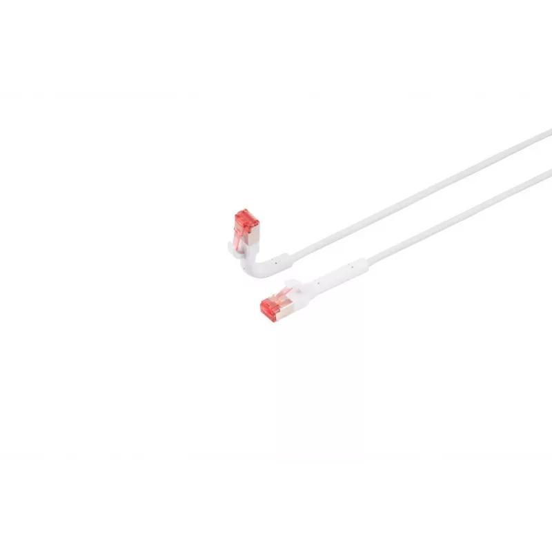 Võrgukaabel Lanview LV-6AFTP-FLEX-ANG-03W RJ45 Cat6A 3m Valge