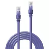Võrgukaabel Lindy 3m Cat.6 RJ-45 U/UTP Violetne