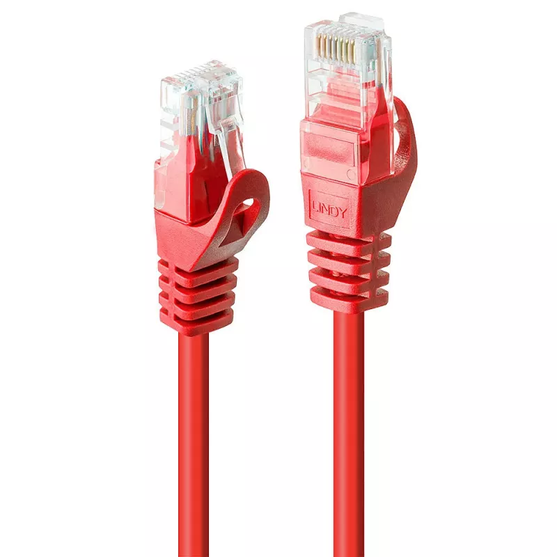 Lindy 48185 võrgukaabel Punane 5 m Cat6 U/UTP (UTP)