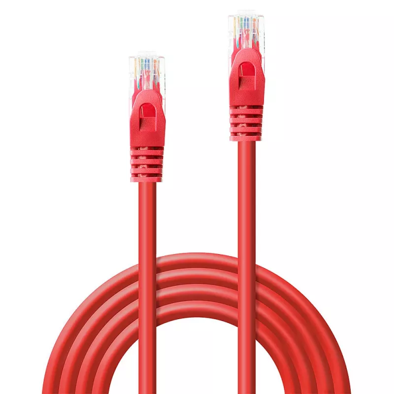Lindy 48185 võrgukaabel Punane 5 m Cat6 U/UTP (UTP)