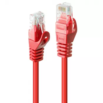 Networking kaabel Lindy Rj45/Rj45 CAT6 10m RJ-45 U/UTP Red