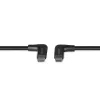 Lindy 0,5 m USB 3.2 täisnurkne USB-C täisnurksele USB-C kaabel, 10 Gbps