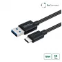 Microconnect ECO-USB3.2CA1 USB-kaabel USB 3.2 Gen 2 (3.1 Gen 2) 1 m USB A USB C Must