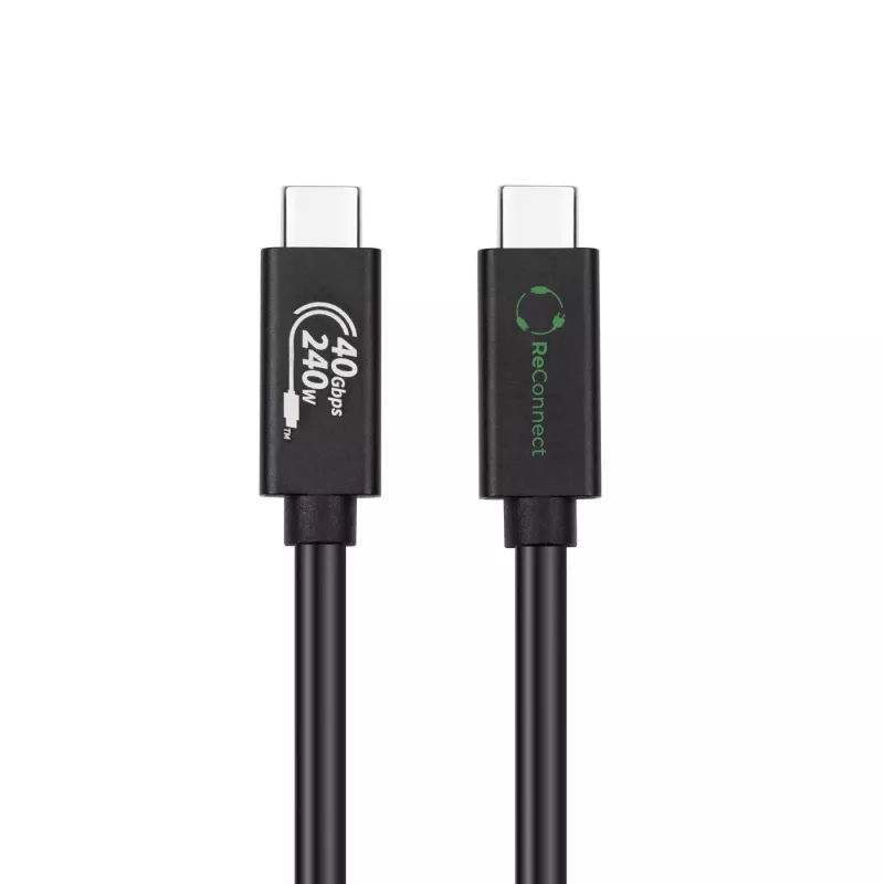 USB4 kaabel MicroConnect ReConnect ECO-USB4CC05 40 Gbps 100 W, USB-C kuni USB-C