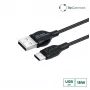 Microconnect ECO-USB3.1CCHAR05B USB-kaabel USB 2.0 0,5 m USB A USB C Must