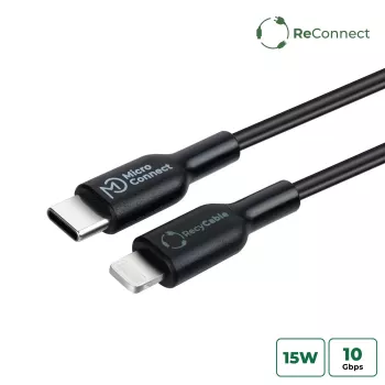 Microconnect ECO-USB3.1CL2 Lightning-kaabel 2m Must USB C