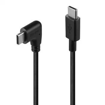 Lindy 1m USB 2.0 sirge USB-C to Right-Angled USB-C kaabel