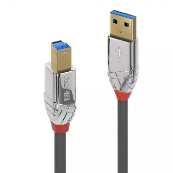 USB-kaabel Lindy 3 m USB 3.2 tüüp A–B kaabel 5 Gbit/s Cromo Line