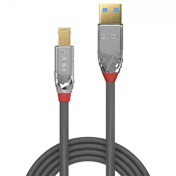 USB-kaabel Lindy 3 m USB 3.2 tüüp A–B kaabel 5 Gbit/s Cromo Line