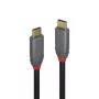 Lindy 0,5 m USB 3.2 tüüp C – tüüp C kaabel, 20 Gbps, 5 A, PD, Anthra Line