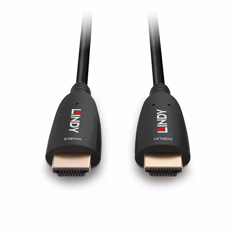 Lindy 100m Fiiberoptiline hübriid-HDMI 8K60 kaabel 48 Gbit/s must