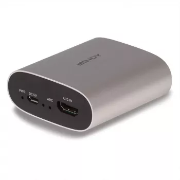HDMI ARC heli eraldaja Lindy 38363 Micro-USB 500 mA 5 V