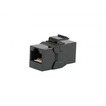 Keystone inline coupler EQUIP Cat.6A unshielded, RJ-45, lame construction, Must, 8 pcs