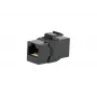 Keystone inline coupler EQUIP Cat.6A unshielded, RJ-45, lame construction, Must, 8 pcs