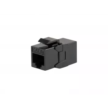 Keystone inline coupler EQUIP Cat.6A unshielded, RJ-45, lame construction, Must, 8 pcs