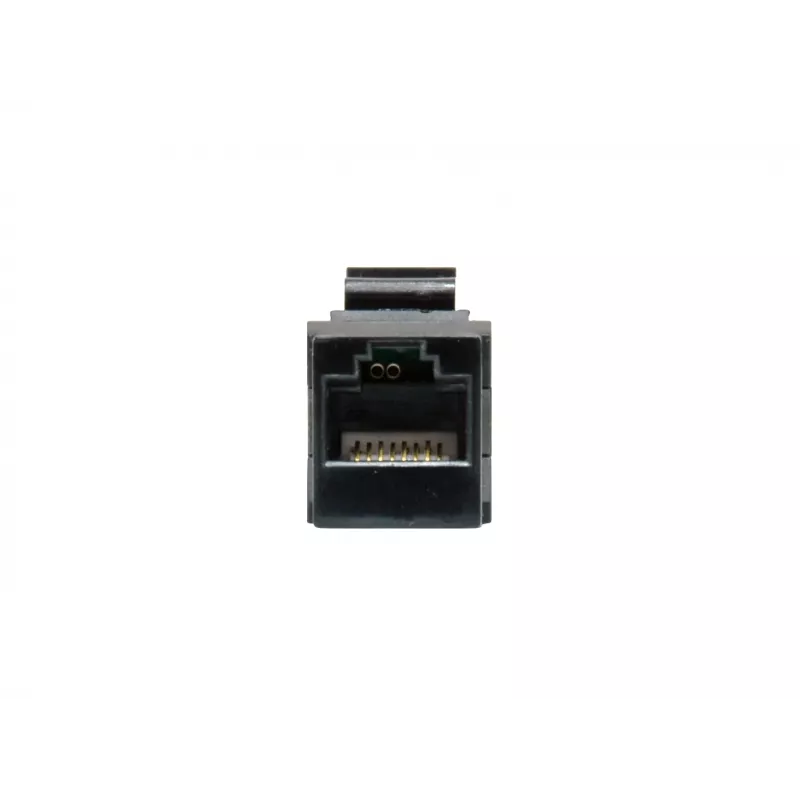 Keystone inline coupler EQUIP Cat.6A unshielded, RJ-45, lame construction, Must, 8 pcs