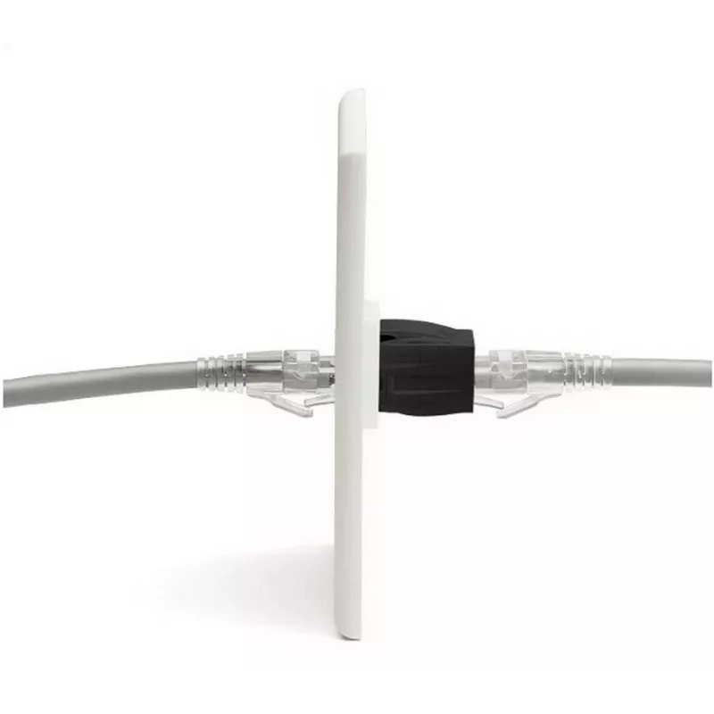 Keystone inline coupler EQUIP Cat.6A unshielded, RJ-45, lame construction, Must, 8 pcs