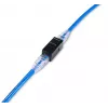 Keystone inline coupler EQUIP Cat.6A unshielded, RJ-45, lame construction, Must, 8 pcs