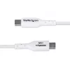 StarTech.com 3 jalga (1 m) USB-A–USB-C laadimiskaabel, laadimine ja sünkroonimine, 3 A, USB 2.0, TPE ümbris – valge USB-laadimisjuhe
