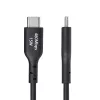 StarTech.com 3 jala (1 m) USB-A kuni USB-C laadimiskaabel, laadimine ja sünkroonimine, 3 A, USB 2.0, TPE-kest - must USB-laadimisjuhe