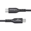 StarTech.com 3 jala (1 m) USB-A kuni USB-C laadimiskaabel, laadimine ja sünkroonimine, 3 A, USB 2.0, TPE-kest - must USB-laadimisjuhe