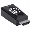 Manhattan HDMI-VGA muundur (heliga), 1080p, isane - emane, Micro-USB toitepesa lisavooluks vajadusel, must, kolmeaastane garantii
